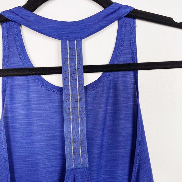 Athleta XSmall XS Incline Tank Top Racerback Power Of She Blue Spacedye Scoop - Picture 7 of 12